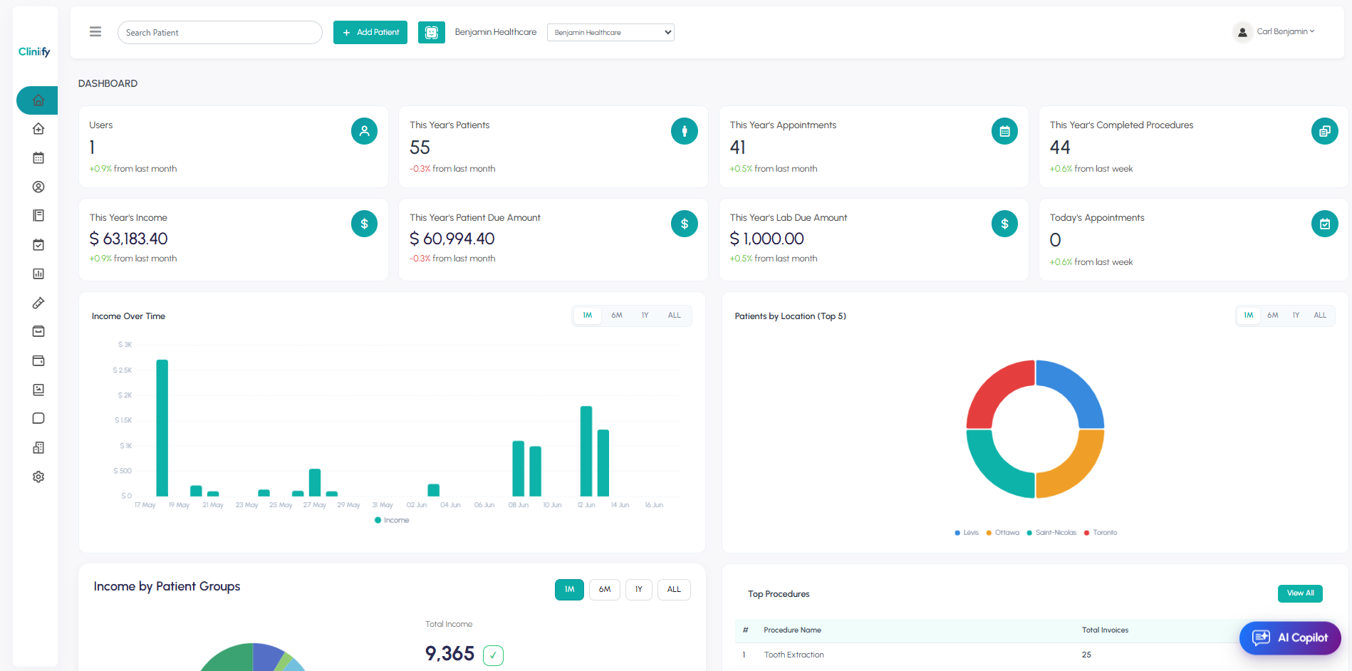 Cliniify Solo Dental Clinic Software